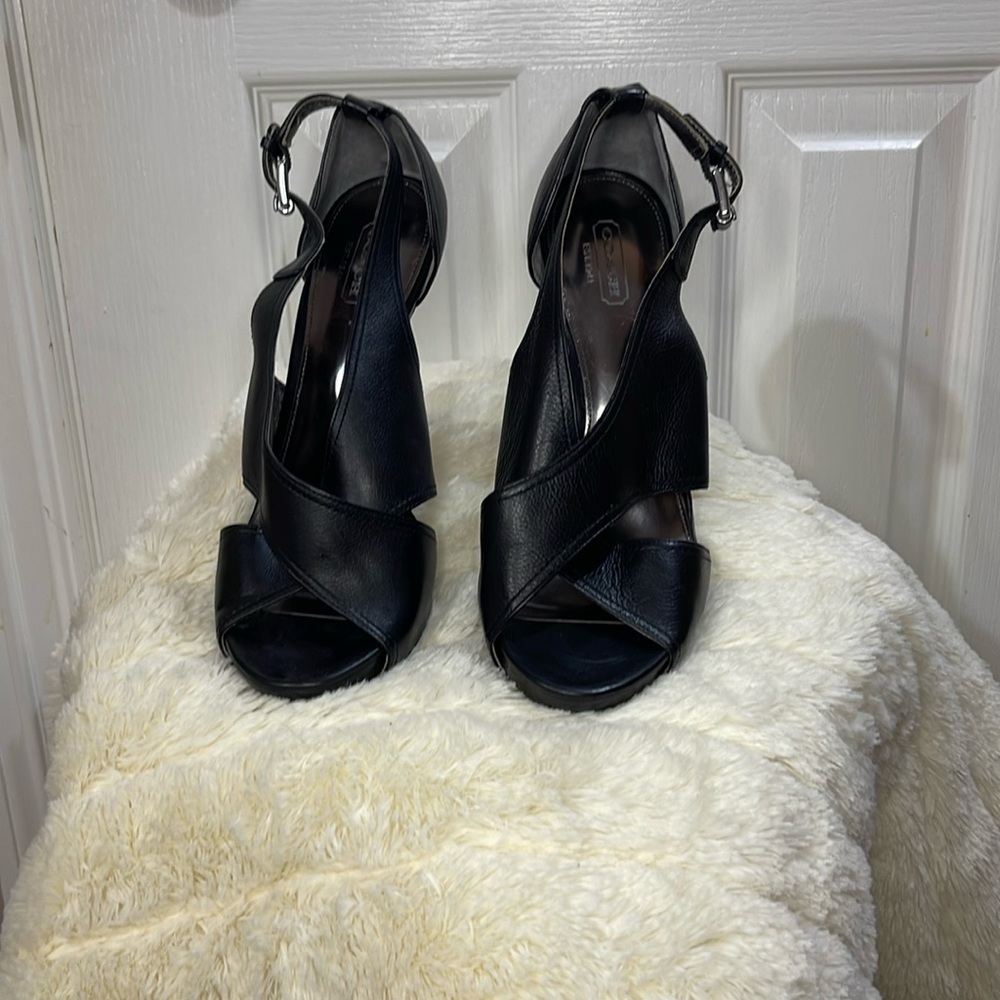 NWOT Coach Adele Criss Cross Stiletto Heels -Sz 8.5